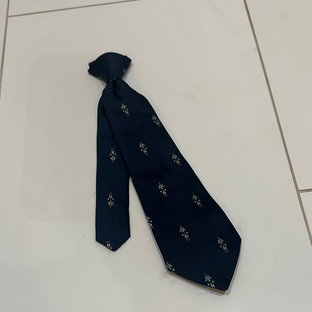 Janie and jack Navy Blue Boys Nutcracker Tie 2-3T
